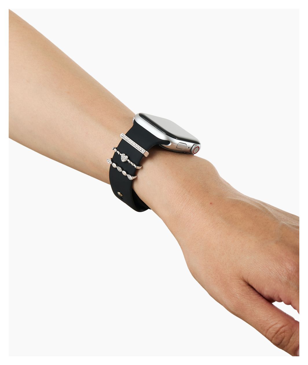 IDSWB-4249-ML-01 Armband 20 mm Apple Watch 42/44/45/46/49 - M/L  (Schwarz) 