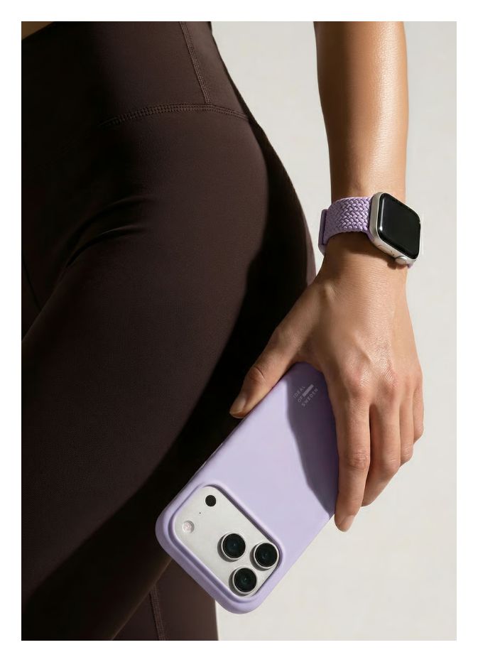 Lavender Milk Watch Band Armband 42 mm Apple Watch Series 1–3 44 mm Apple Watch Series 4–6 44 mm Apple Watch SE (1. – 3. Generation) 45 mm Apple Watch Series 7–9 46 mm Apple Watch Series 10–11 49 mm Apple Watch Ultra/Ultra 2–3 