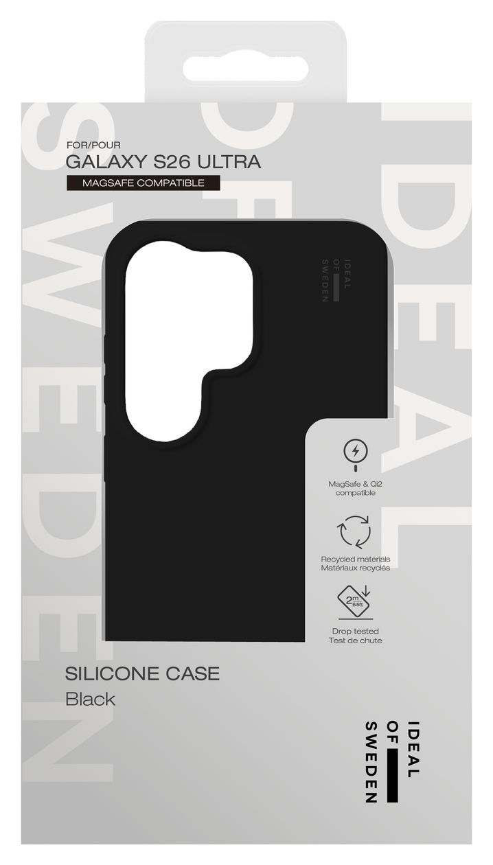 Silicone Case MagSafe für Samsung Galaxy S26 Ultra  (Schwarz) 