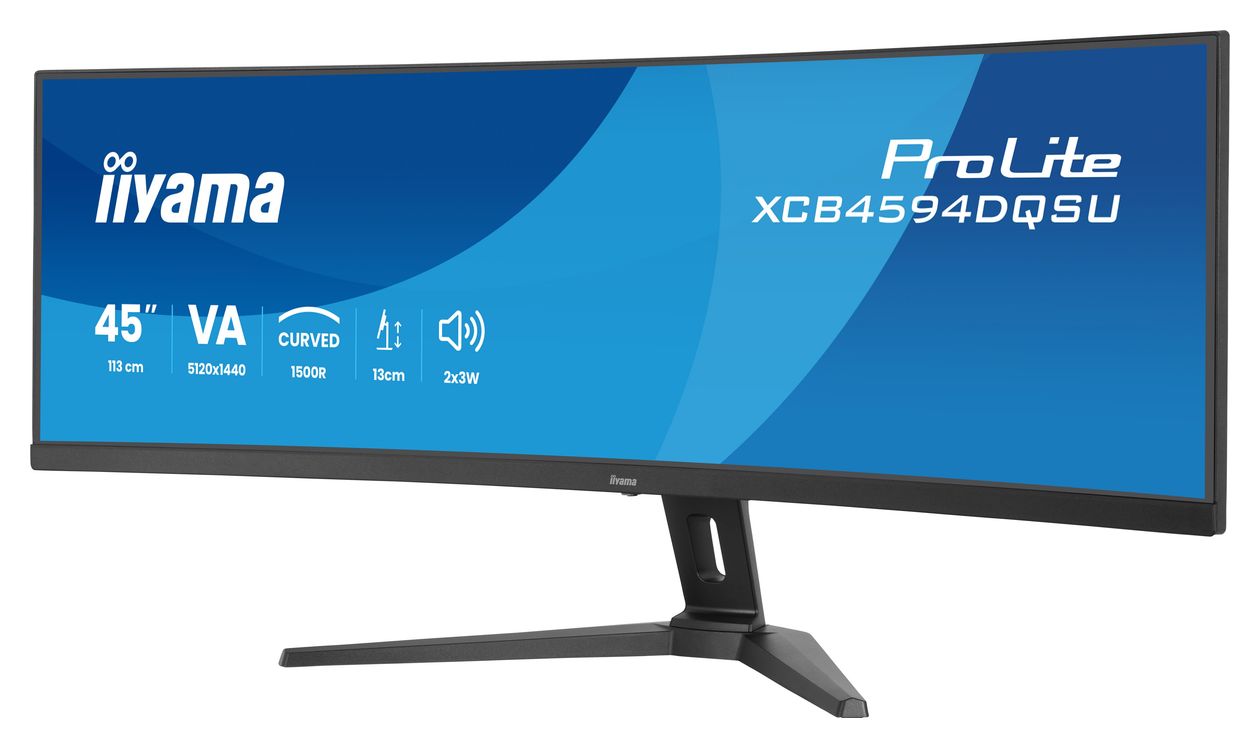 ProLite XCB4594DQSU-B1 Quad HD Monitor 113 cm ( 44.5 Zoll) 32:9 2 ms 450 cd/m²  (Schwarz) 
