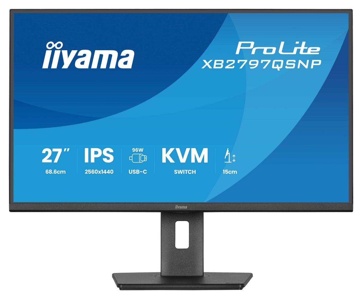 ProLite XB2797QSNP-B1 Quad HD Monitor 68,6 cm (27 Zoll) 16:9 350 cd/m²  (Schwarz) 