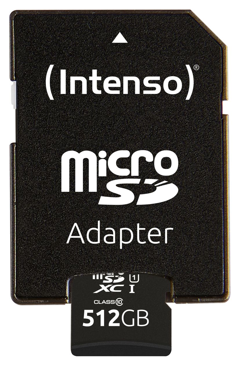 3424493 MicroSD Speicherkarte 512 GB Class 1 (U1) Klasse 10 