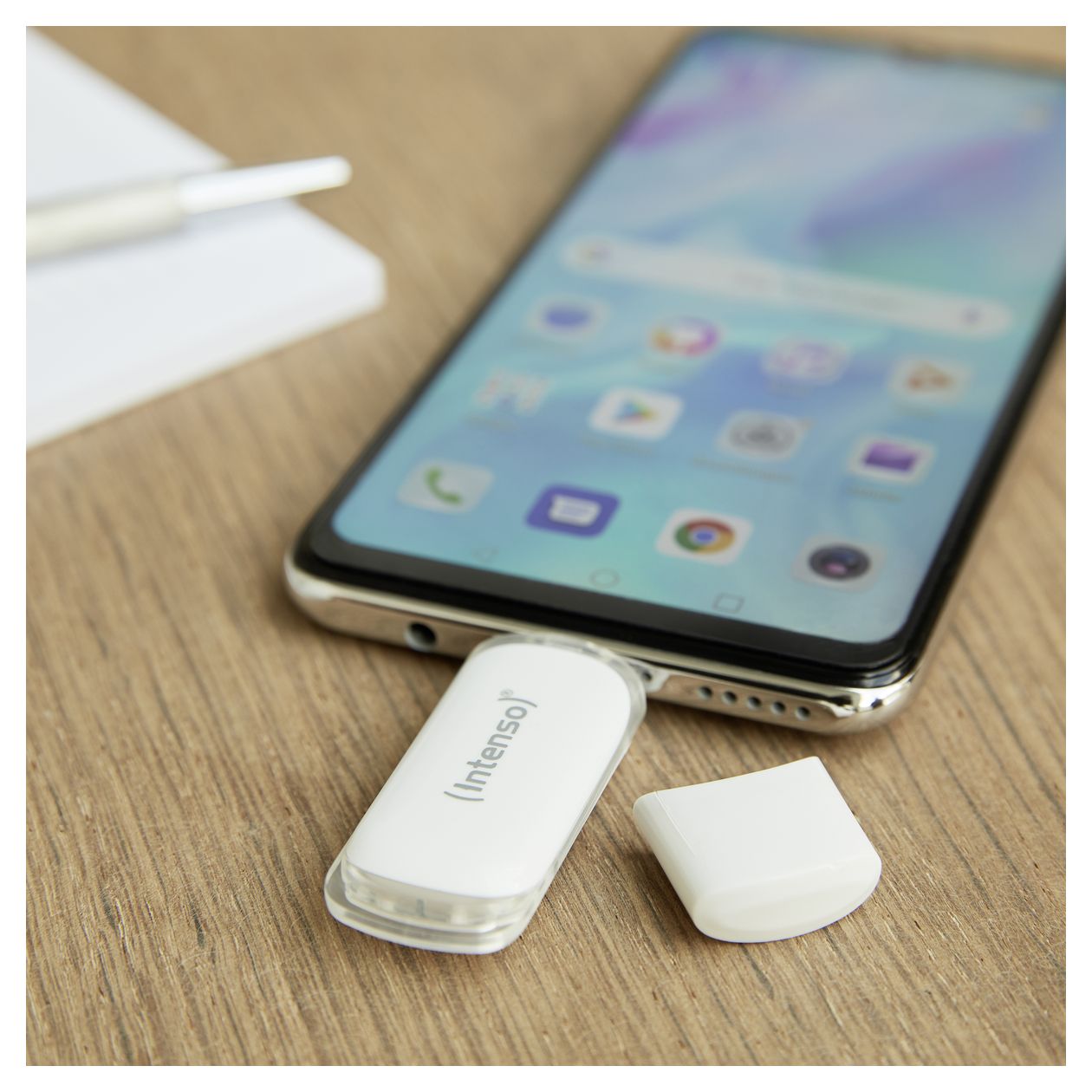 Flash Line USB Typ-C Stick 32 GB  (Weiß) 