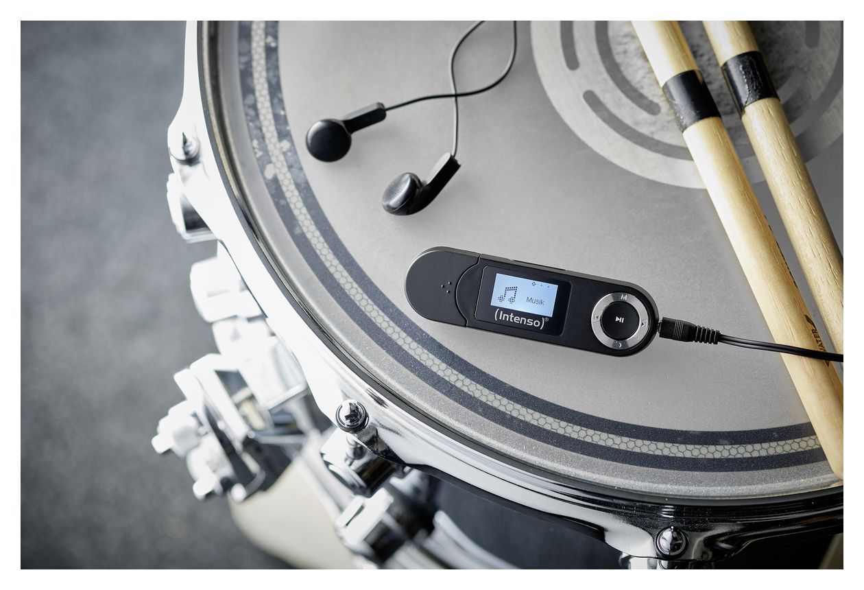 Music Walker MP3 Spieler 16 GB  (Schwarz) 