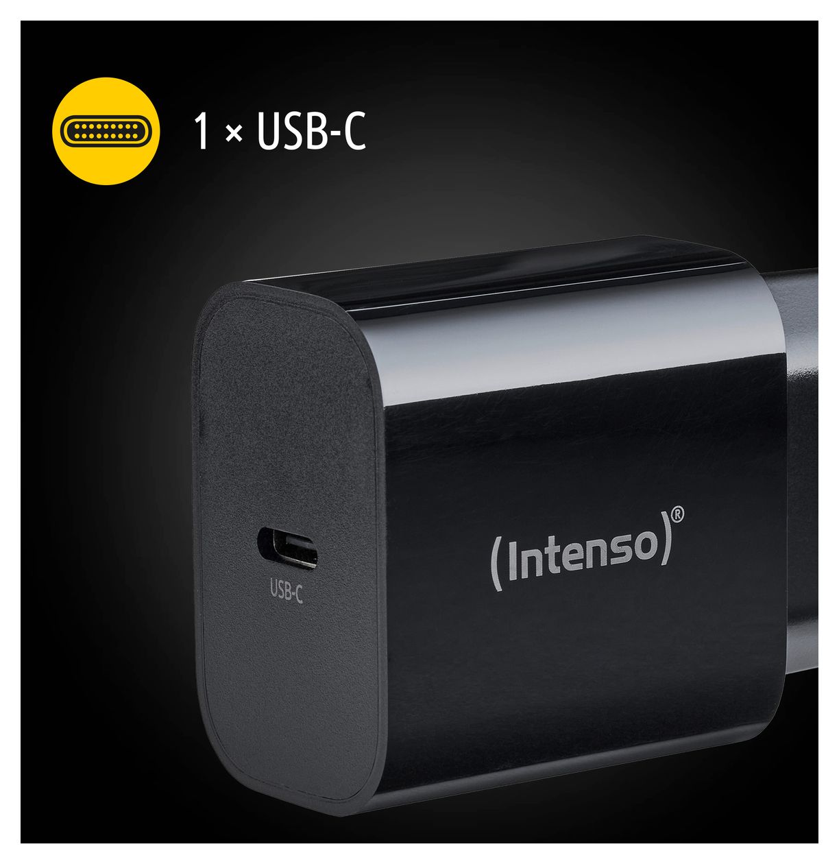 Power Adapter W20C, 20W, USB-C Anschluss, schwarz 