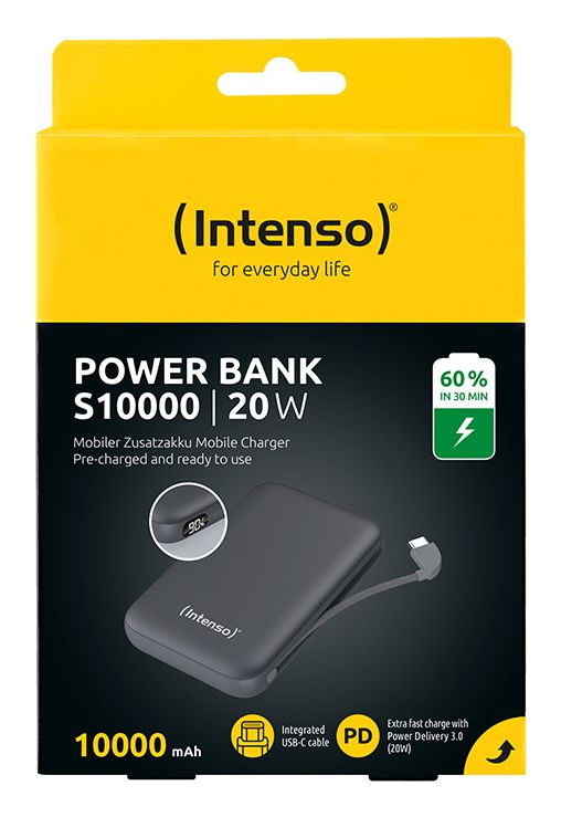 S10000 10000 mAh Powerbank USB Typ-C  (Grau) 