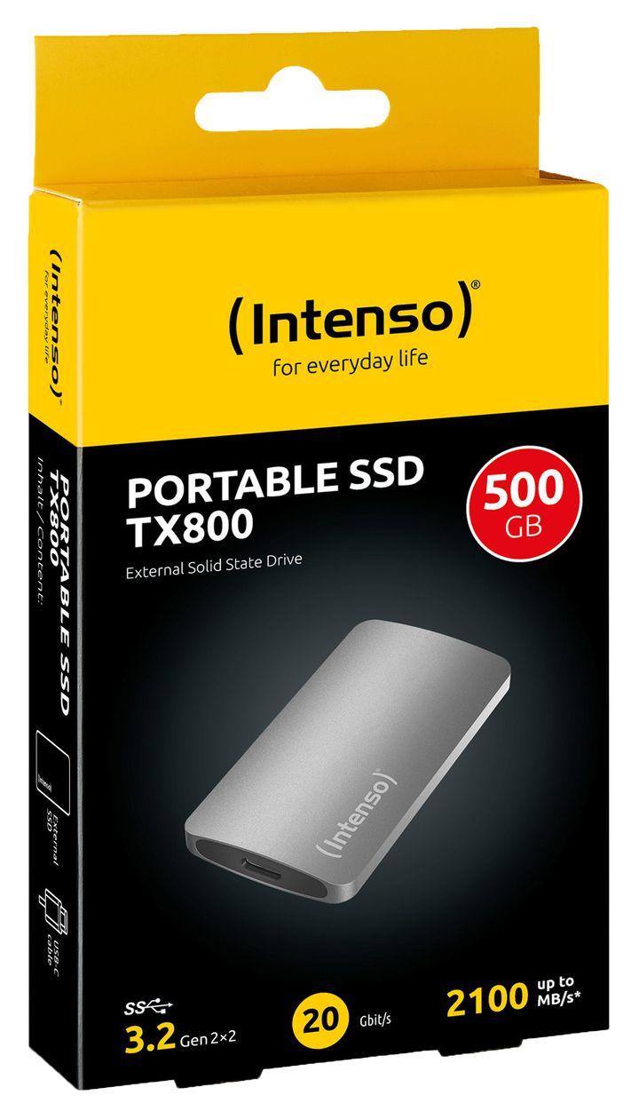 TX800 500 GB SSD  (Anthrazit) 