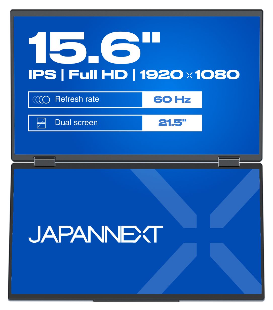 JN-DMD-IPS156F Full HD Monitor 39,6 cm (15.6 Zoll) 16:9 20 ms 250 cd/m²  (Schwarz) 