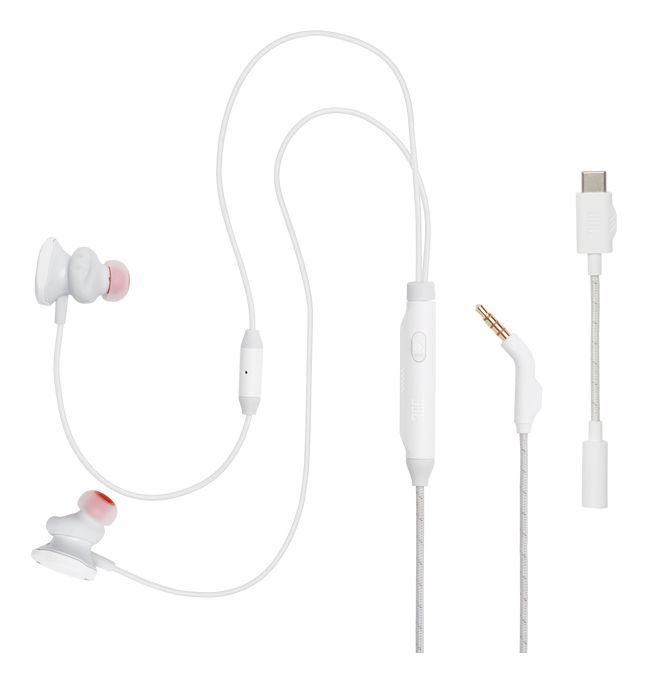 Quantum 50C In-Ear Kopfhörer Kabelgebunden  (Weiß) 