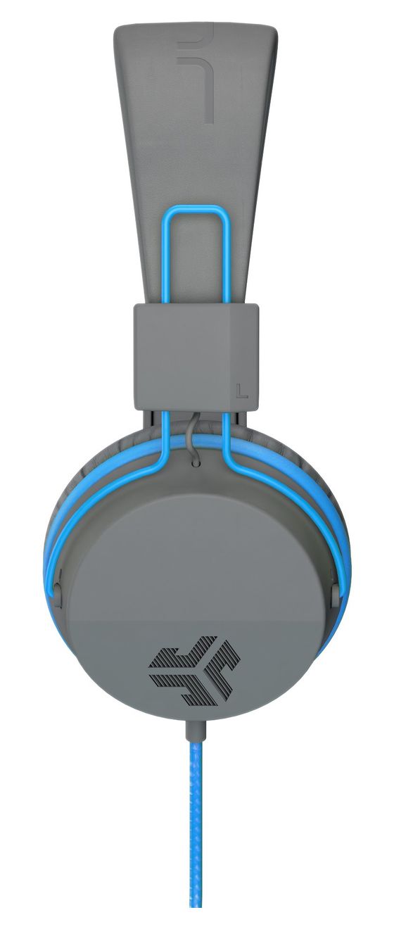Jbuddies Studio Ohraufliegender Kopfhörer Kabelgebunden  (Blau, Graphit) 