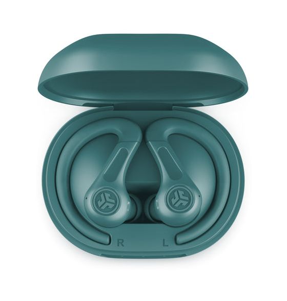 JBuds Sport In-Ear Bluetooth Kopfhörer Kabellos TWS 14 h Laufzeit IP66  (Türkis) 