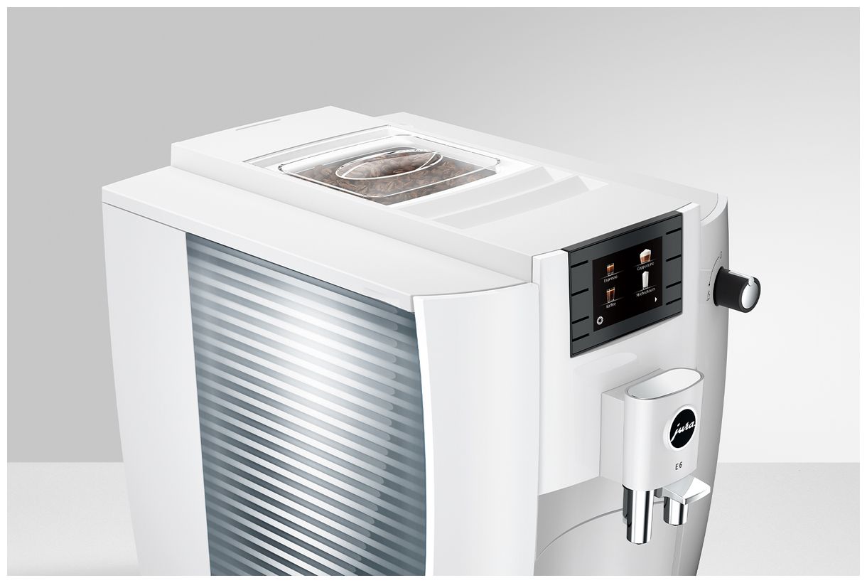 E6 Kaffeevollautomat 15 bar 1,9 l 280 g AutoClean (Piano White (EC)) 