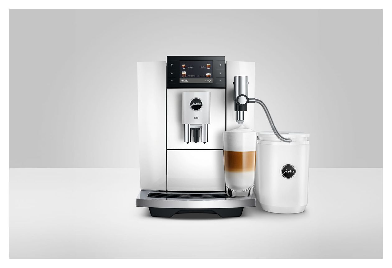 E8 Kaffeevollautomat 15 bar 1,9 l AutoClean  (Weiß) 
