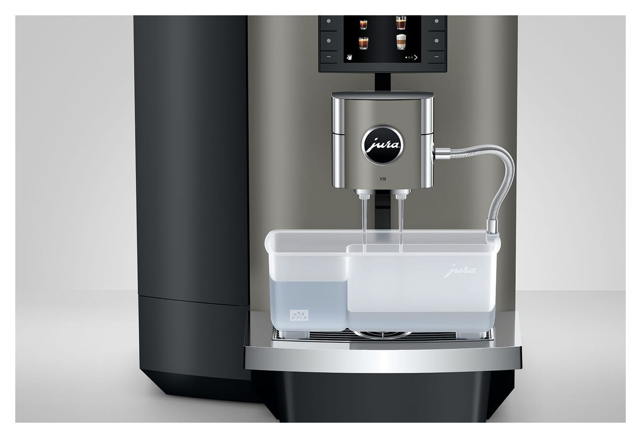 X10 (EB) Kaffeevollautomat 15 bar 2,8 l 500 g  (Stahl, Schwarz) 