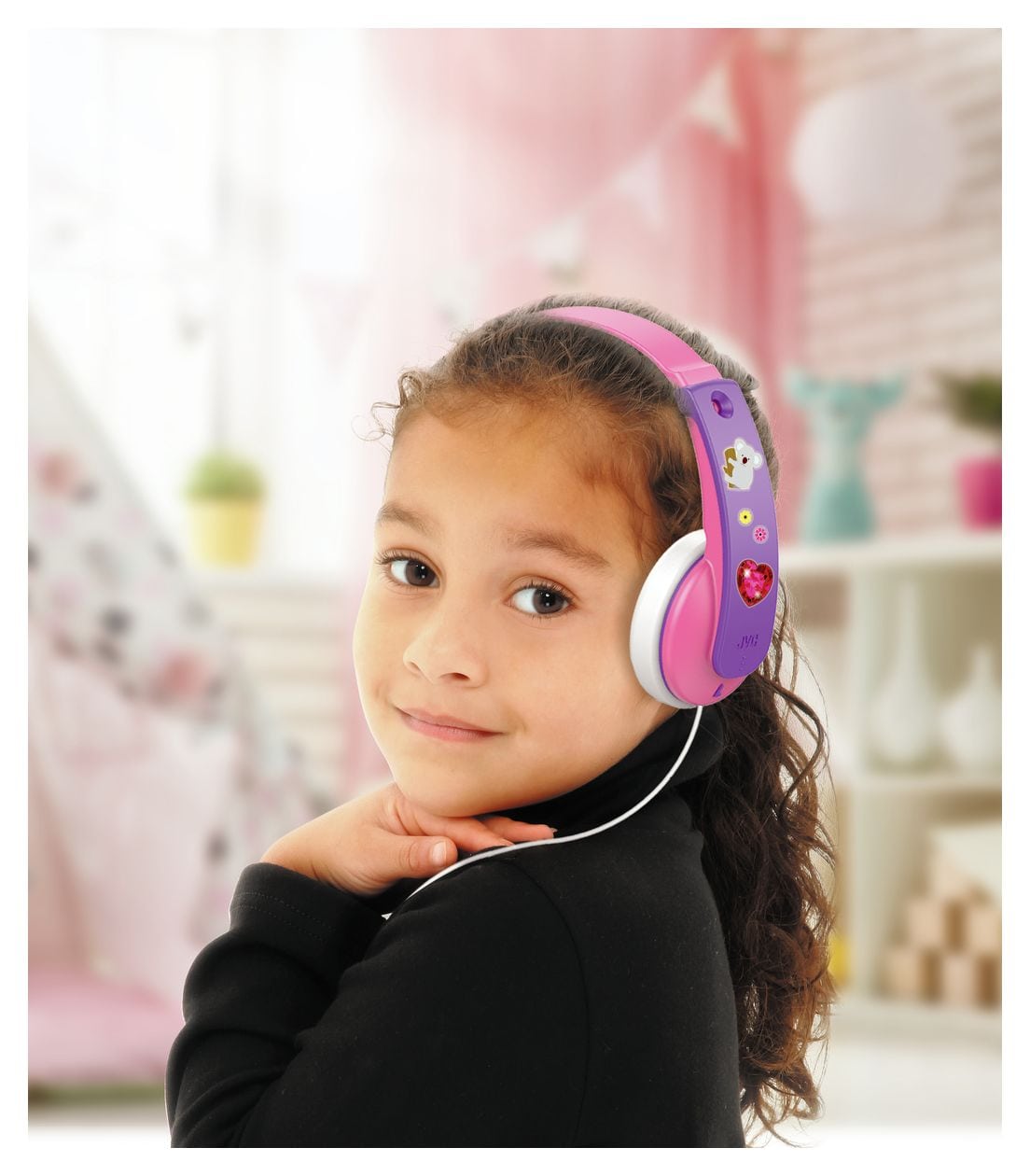 HA-KD7 Over Ear Kopfhörer Kabelgebunden  (Pink, Violett) 