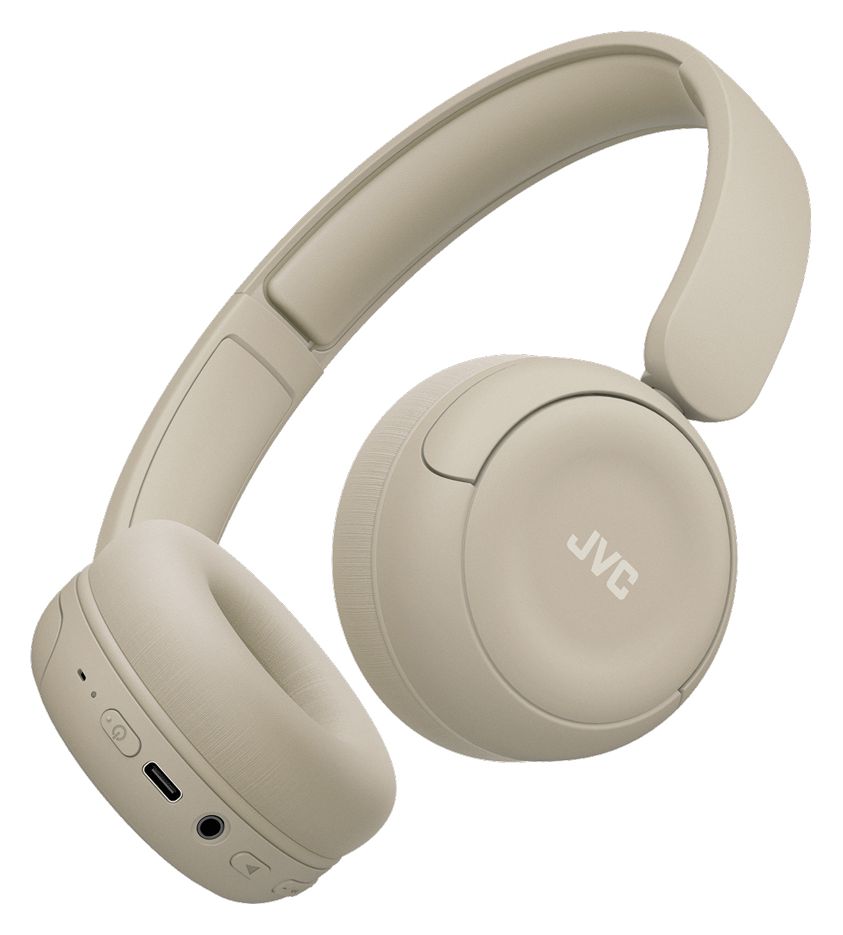 HA-S59W Ohraufliegender Bluetooth Kopfhörer kabelgebunden&kabellos 50 h Laufzeit USB Typ-C  (Beige) 