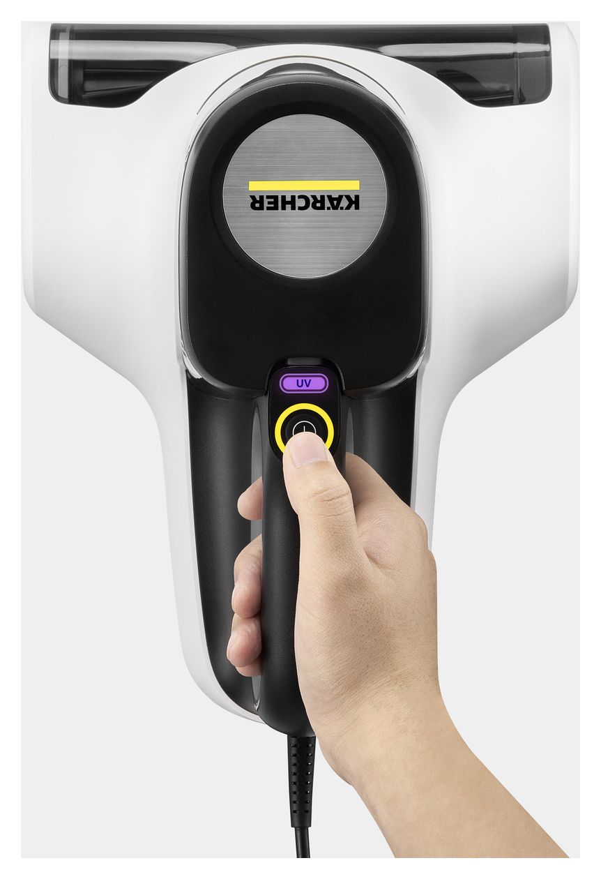 VCH4 UV Clean Handstaubsauger Beutellos Schaum  (Schwarz, Weiß) 