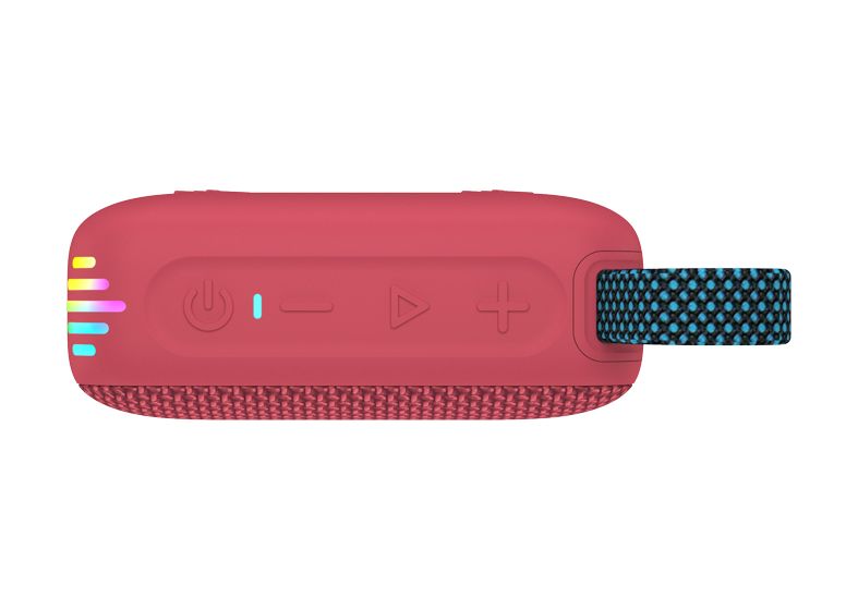 AS-60BT 5 W Bluetooth Lautsprecher Laufzeit bis 8,5 h  (Rot) 