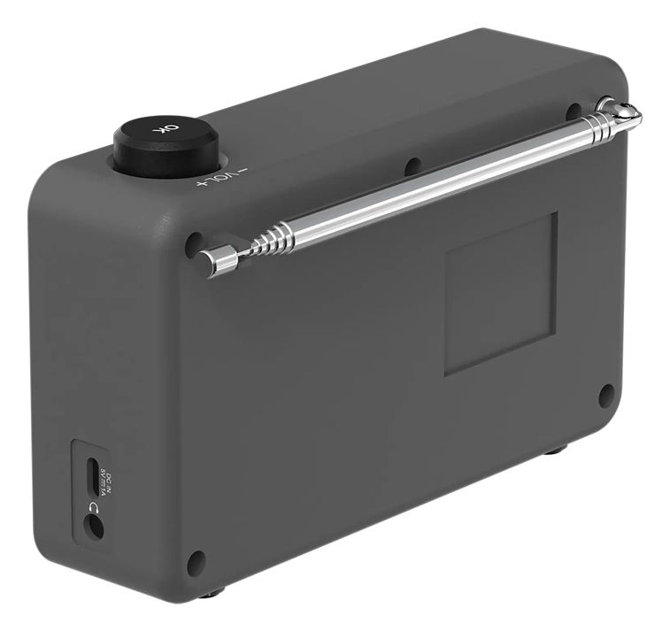 CR-M25DAB-B Bluetooth DAB+, FM Radio Tragbar  (Schwarz) 