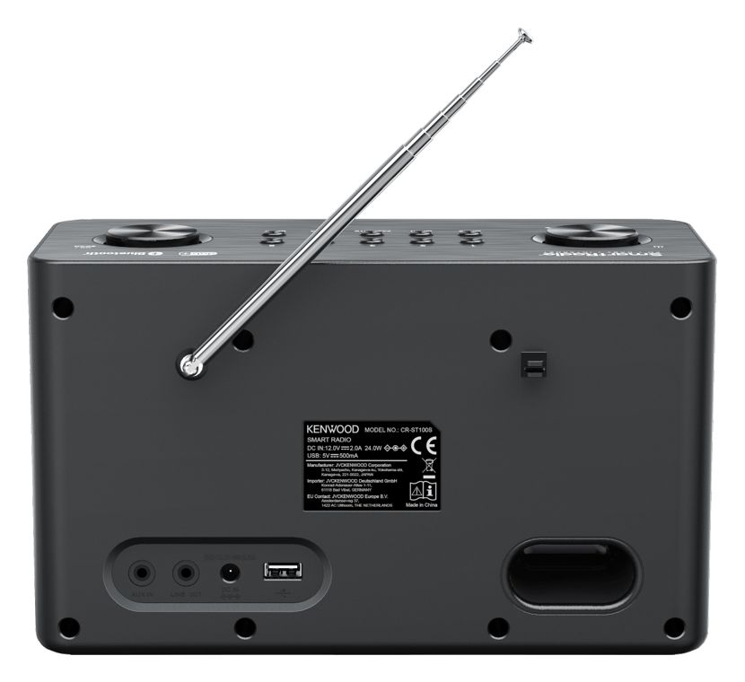 CR-ST100S-B Bluetooth DAB+, FM Radio Internet  (Schwarz) 