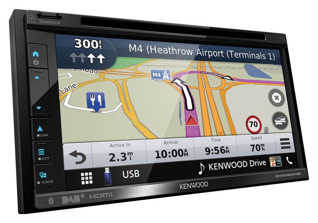 DNX5190DSE3 17,1 cm (6.75 Zoll) Navigationsgerät 16 GB Nordeuropa, Südeuropa 
