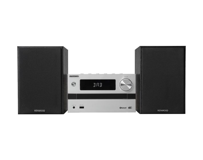M-720DAB Heim-Audio-Mikrosystem DAB, DAB+, FM 25 W Bluetooth  (Schwarz, Silber) 