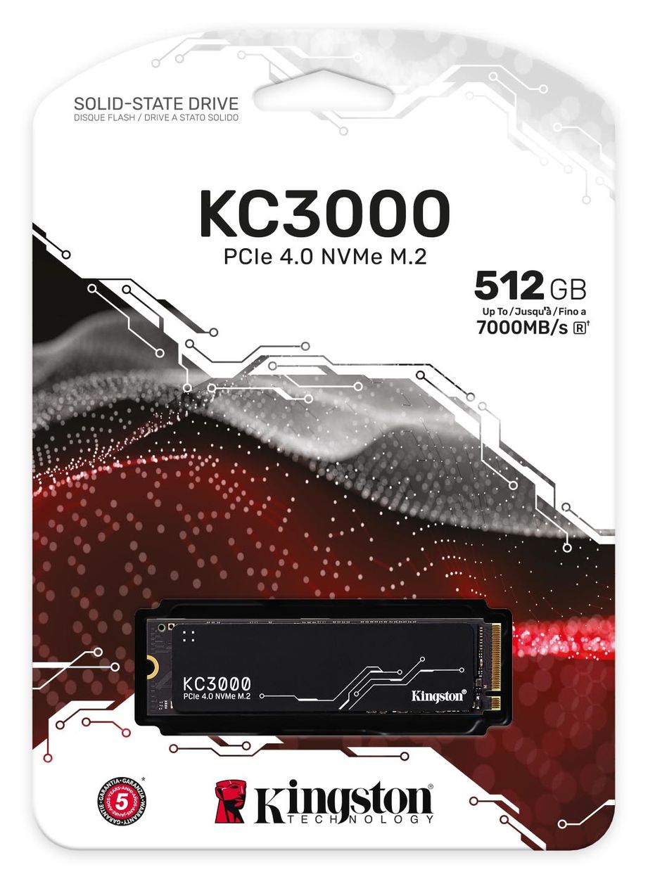KC3000 512 GB SSD PCI Express 4.0 M.2 