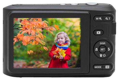 Pixpro FZ45  Kompaktkamera 4x Opt. Zoom (Rot) 