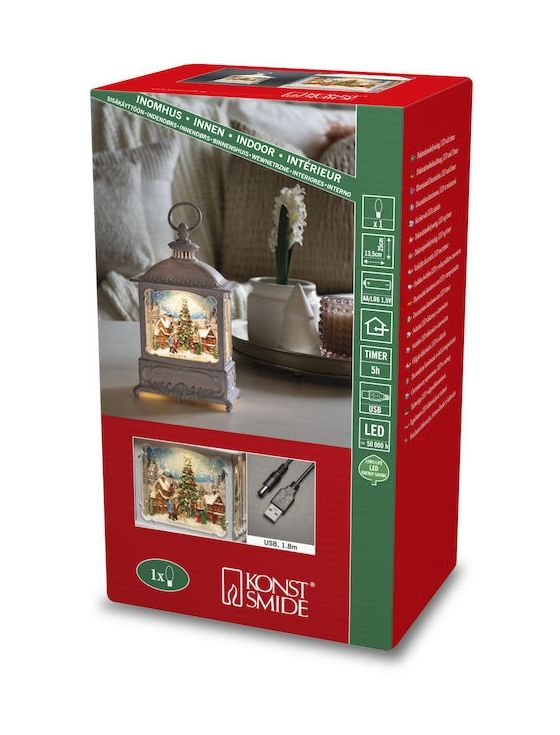 4270-200 Wasserlaterne Weihnachtsmarkt LED Warmweiß (3000K) Warmweiß Batterie 