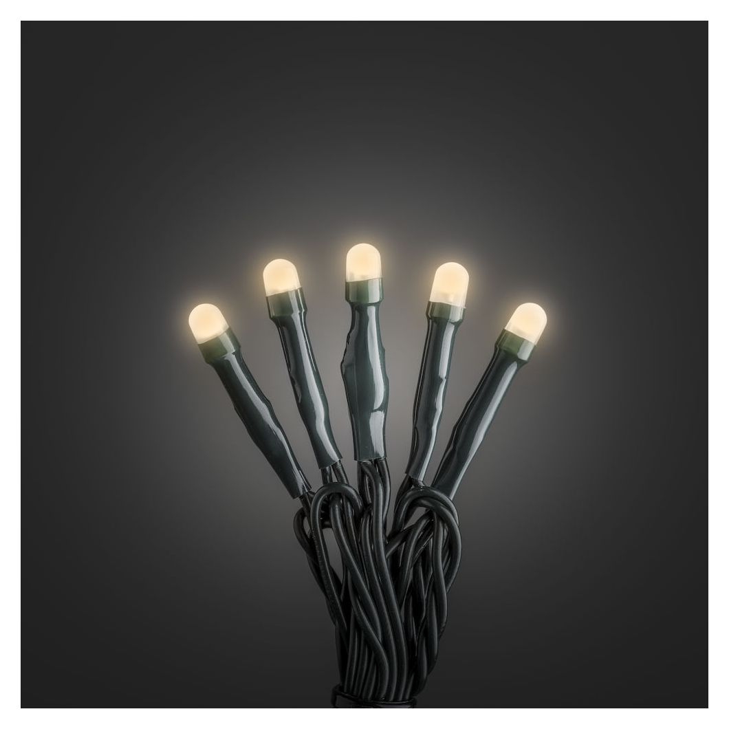 6343-820 Micro-Lichterkette gefrostet 50 LED 3630 mm Ultra-Warmweiß(2200K) Bernstein 