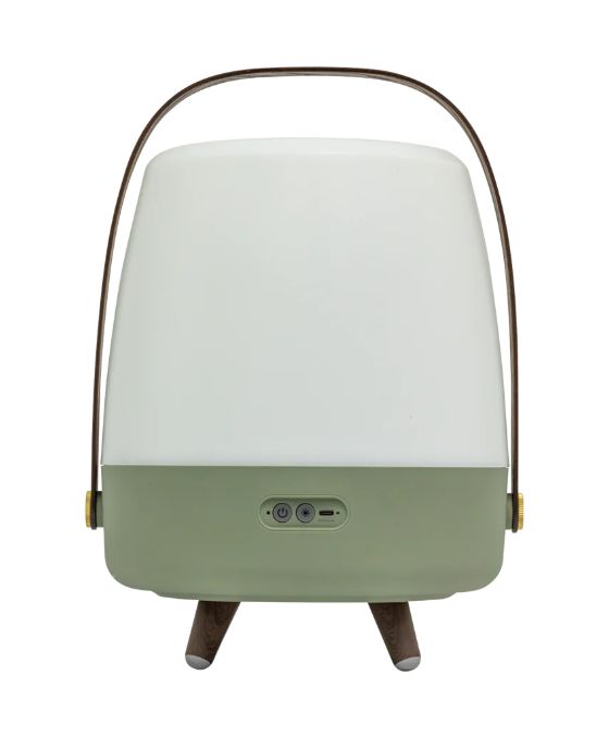 Lite-up Play 2.0 10 W Bluetooth Lautsprecher Laufzeit bis 11 h  (Grün, Weiß, Holz) 