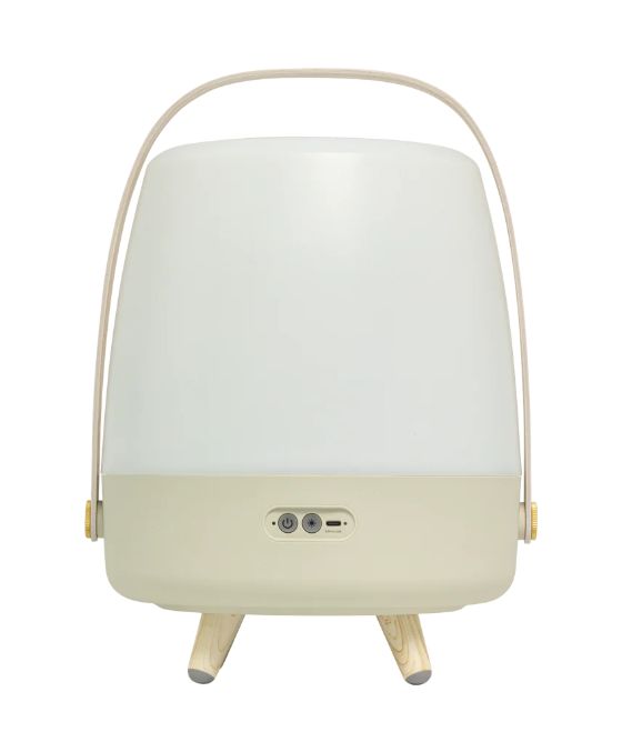 Lite-up Play 2.0 10 W Bluetooth Lautsprecher Laufzeit bis 11 h  (Sand, Weiß, Holz) 