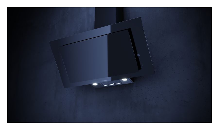 DW9250.0S Abluft/Umluft Dunstabzugshaube/Esse Wand 90 cm (Schwarz) 