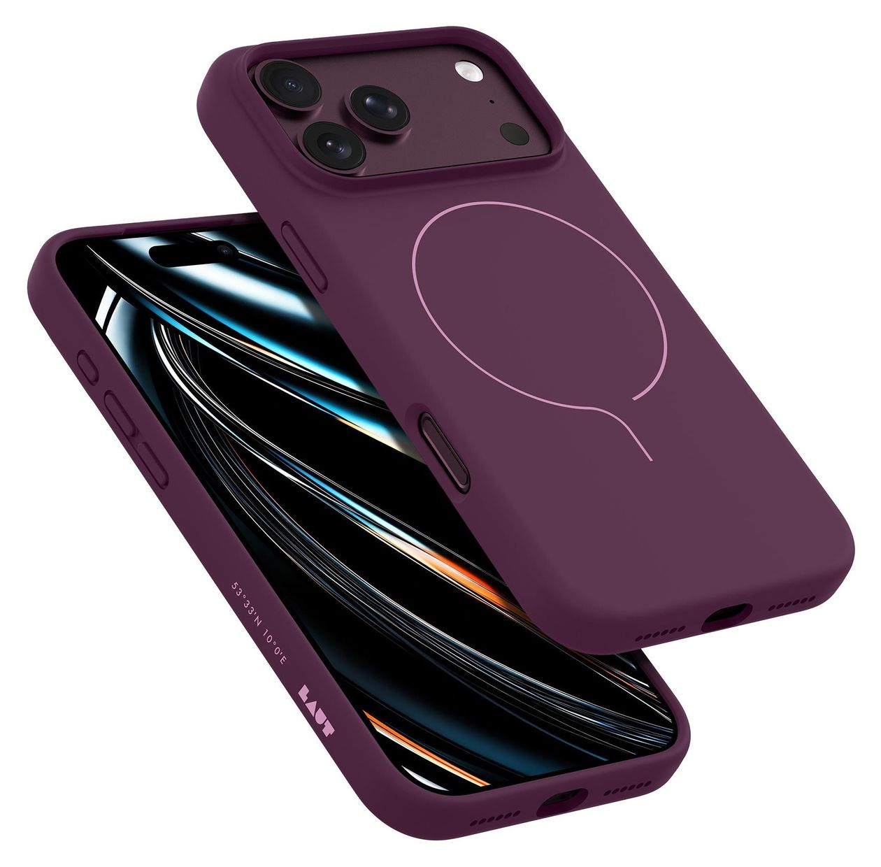 Huex Slim Cover für Apple iPhone 18 Pro Max  (Burgund) 