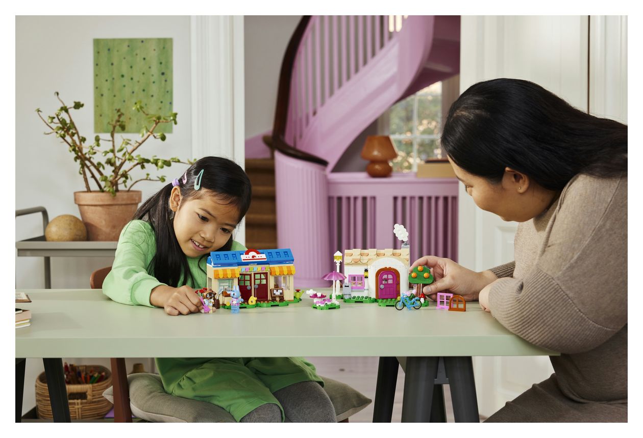 Animal Crossing Nooks Laden und Sophies Haus Bauset 535 Teile  (Mehrfarbig) 
