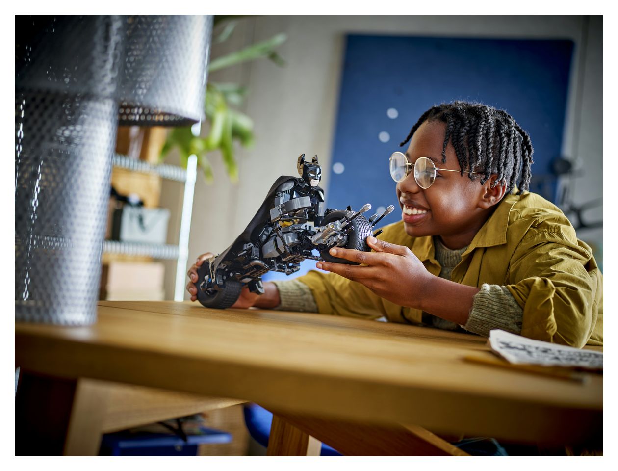 Batman™ Baufigur mit dem Batpod 