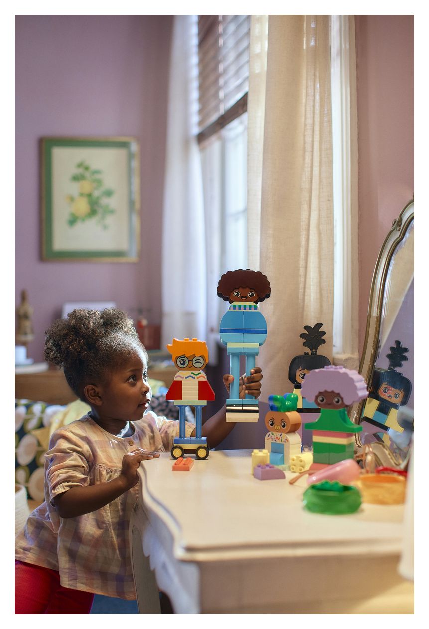 Baubare Menschen mit großen Gefühlen 