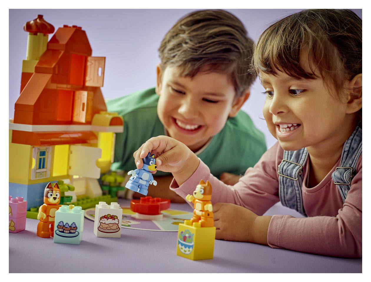 Blueys Familienhaus mit Memory-Spiel 