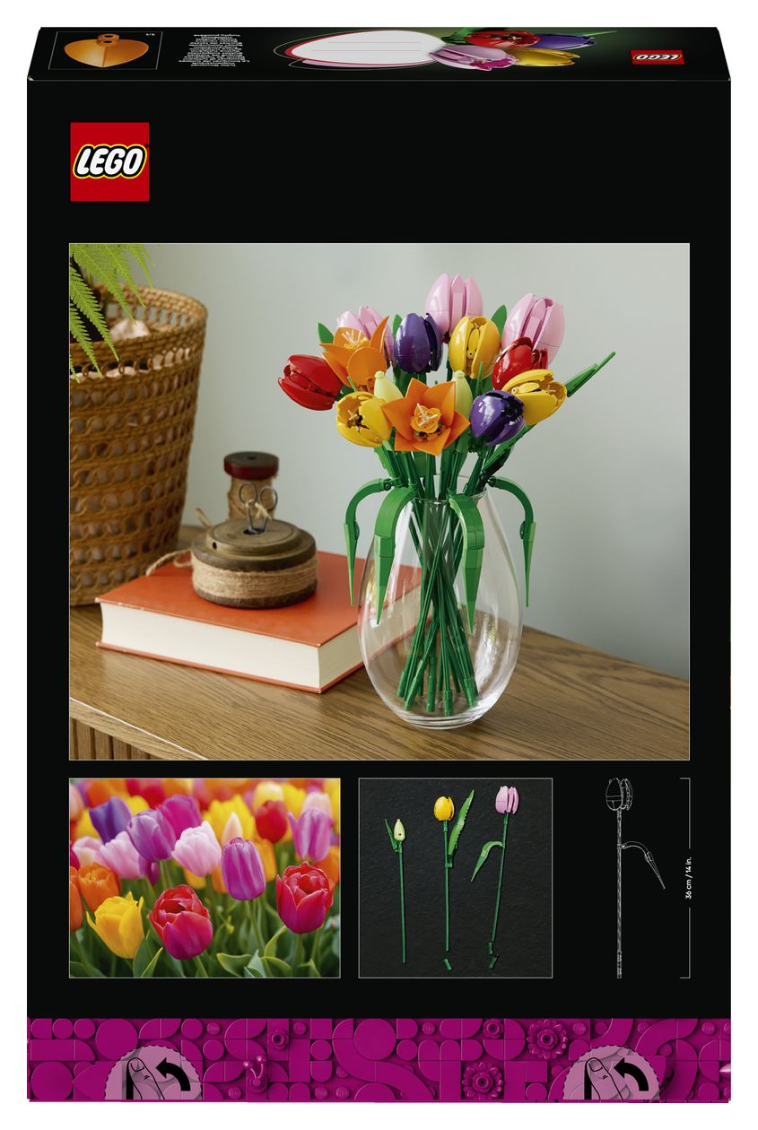Botanicals Tulpenstrauß Bauset 576 Teile  (Mehrfarbig) 