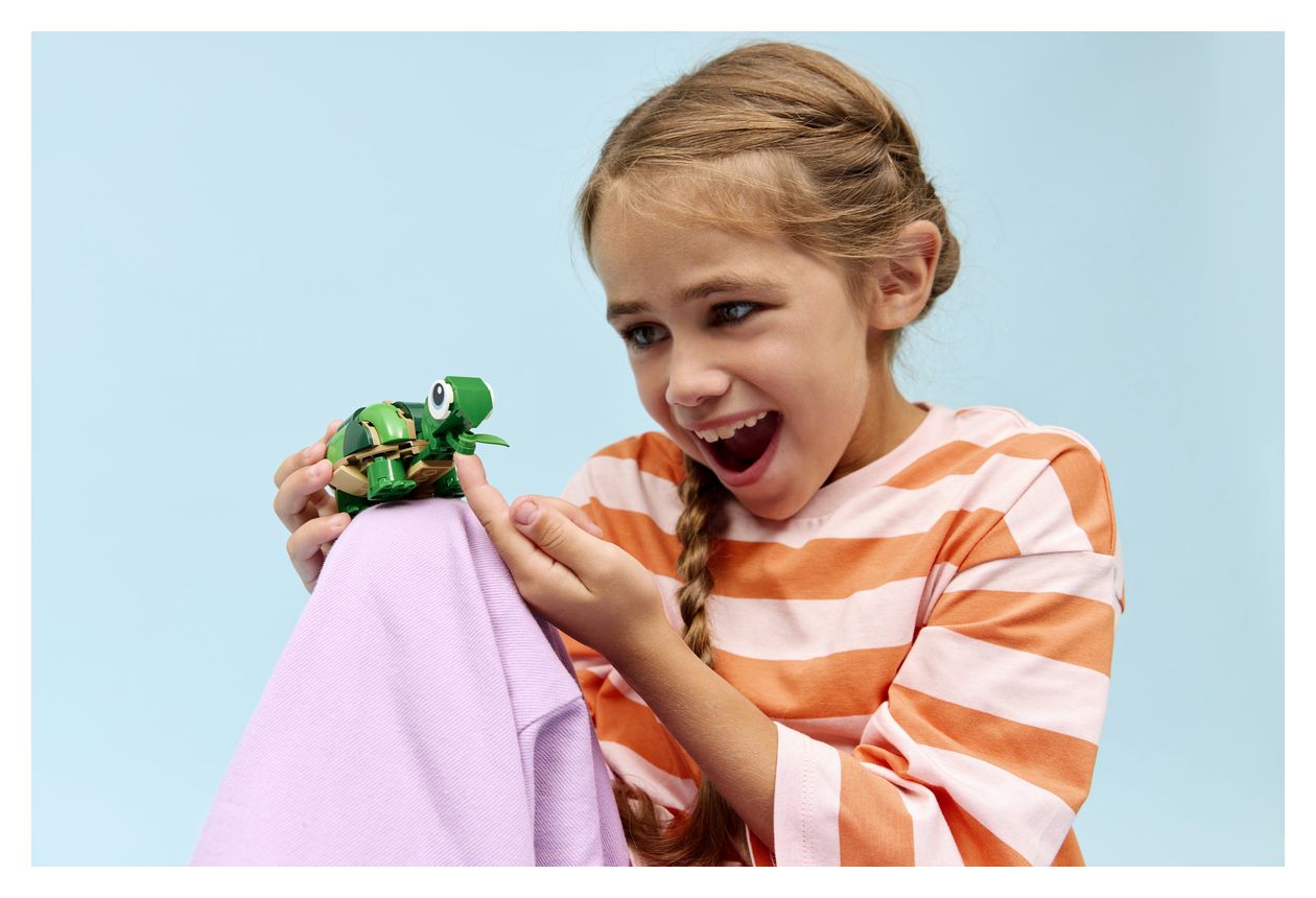 Creator 3-in-1 Schildkröte mit Seerose Bauset 124 Teile  (Mehrfarbig) 
