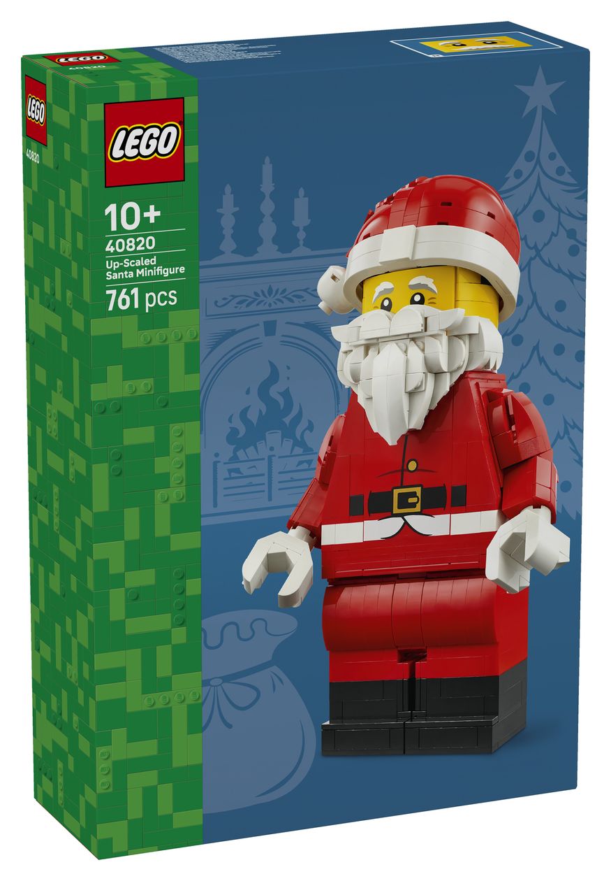 Große Weihnachtsmann-Minifigur 