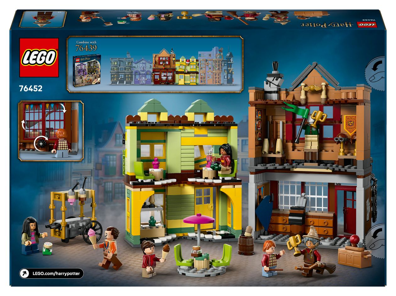 Harry Potter Qualität für Quidditch und Fortescues Eissalon Bauset 795 Teile  (Mehrfarbig) 