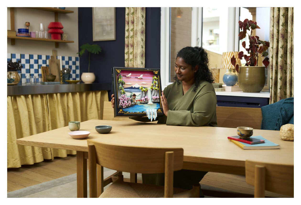 Japanische Kirschblütenlandschaft 