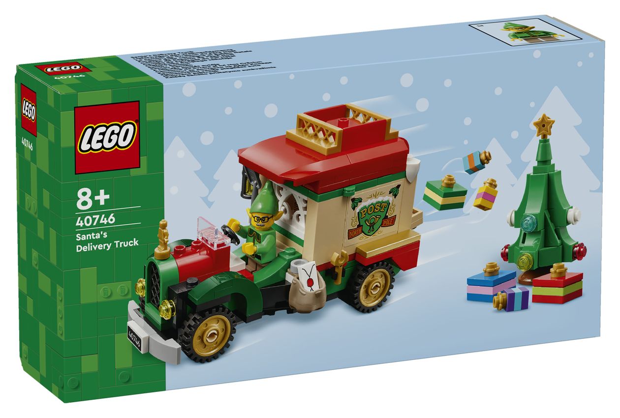 Lieferwagen des Weihnachtsmanns 