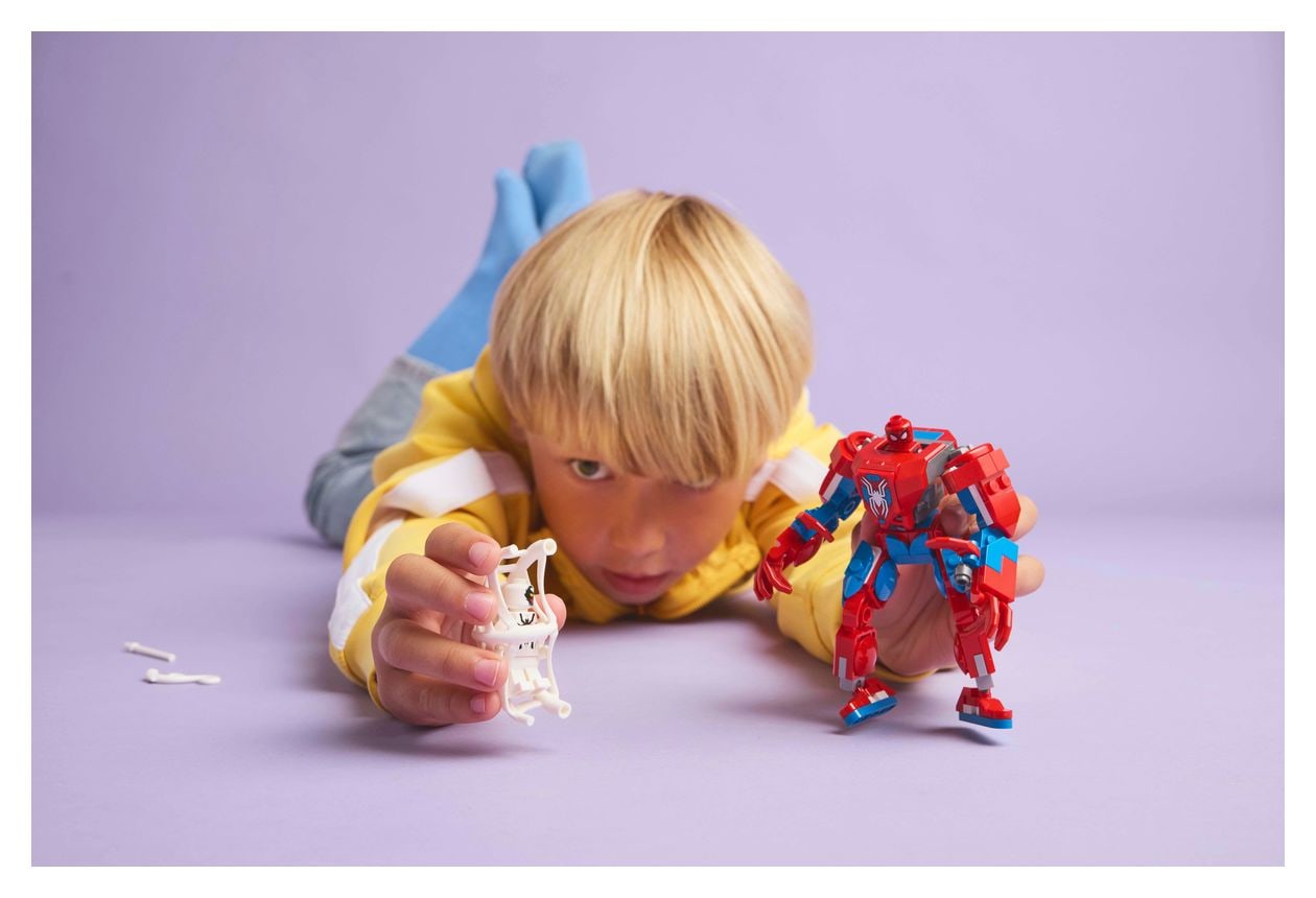 Marvel Spider-Man Mech vs. Anti-Venom Bauset 107 Teile  (Mehrfarbig) 