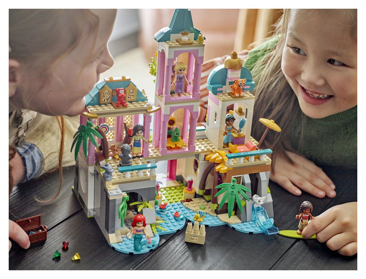 Prinzessinnenschloss mit Haustieren 