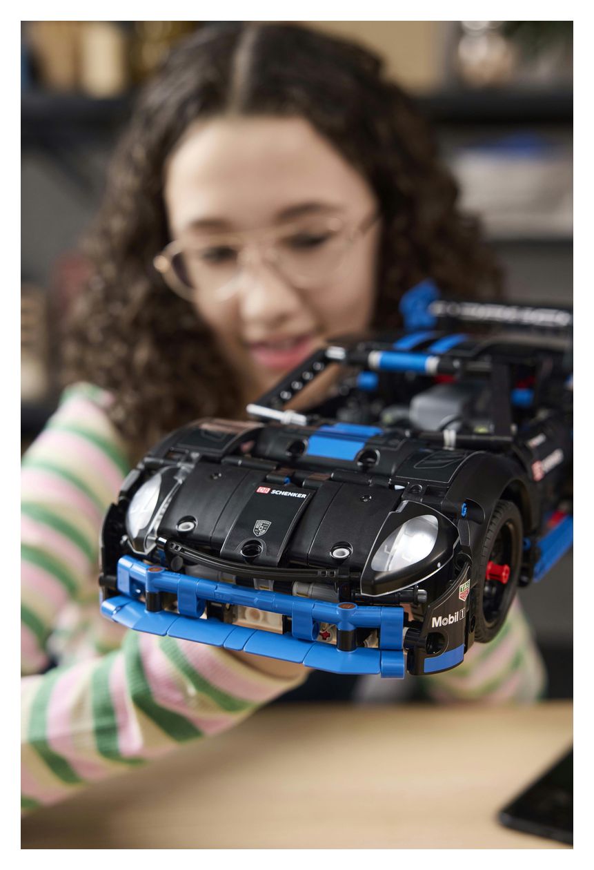 Technic Porsche GT4 e-Performance Rennwagen Bauset 836 Teile  (Mehrfarbig) 
