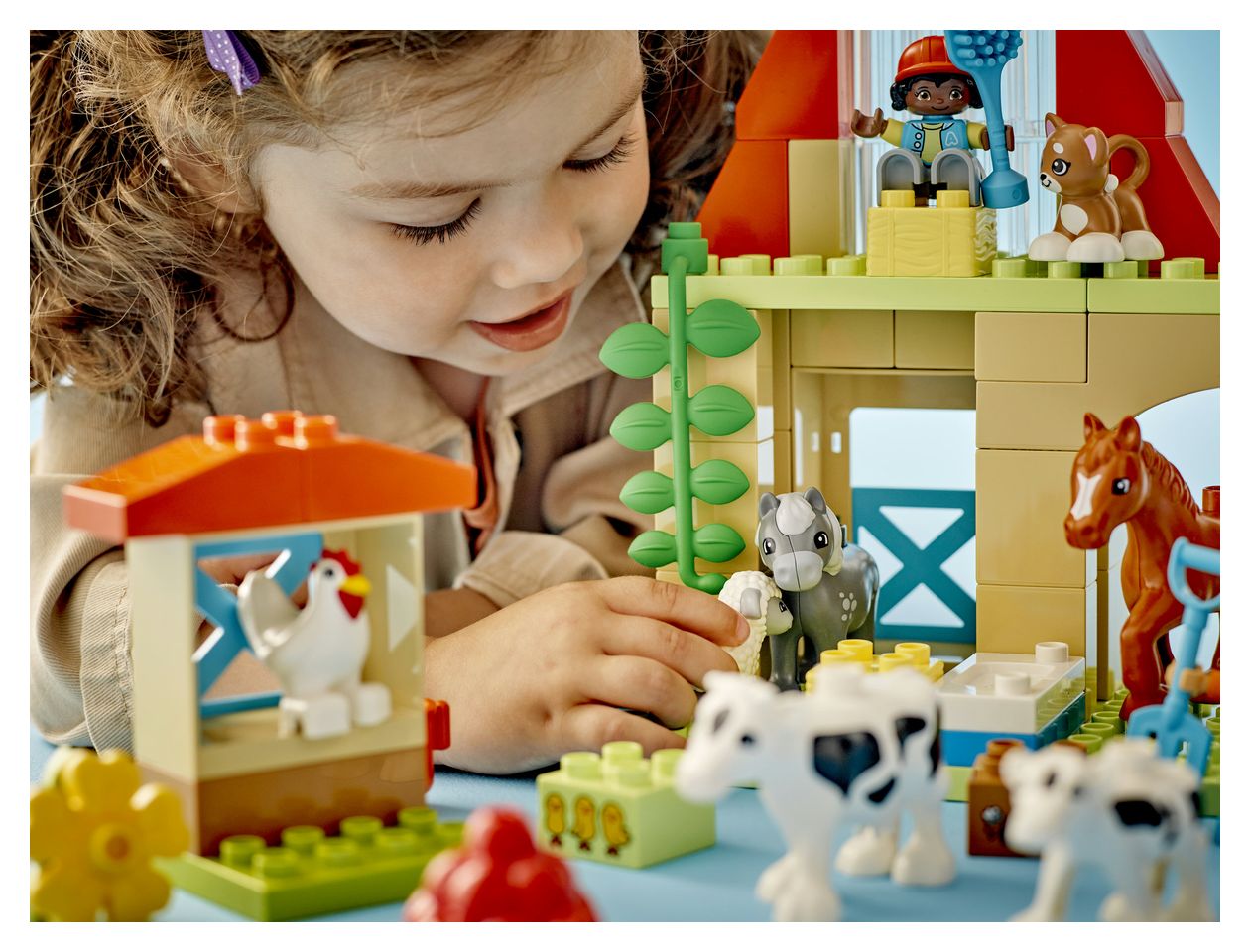 Tierpflege auf dem Bauernhof 