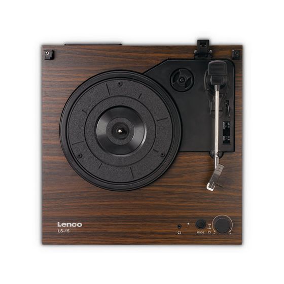LS-15WD Audio-Plattenspieler mit Riemenantrieb  (Holz) 