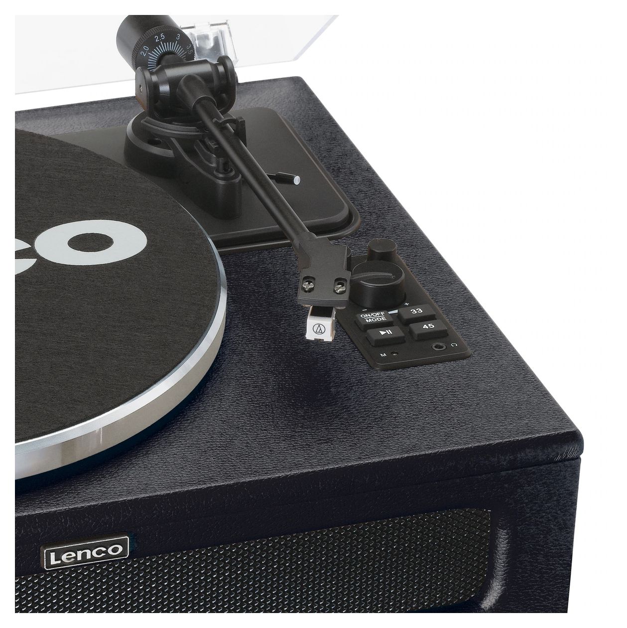 LS-430 Audio-Plattenspieler mit Riemenantrieb  (Schwarz) 